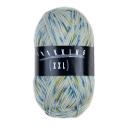 Trekking 4-fach Color Sockenwolle Fb. 812 weiß-bunt von Atelier Zitron