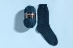 Trekking 4-fach Color Sockenwolle Fb. 822 petrol-blau von Atelier Zitron